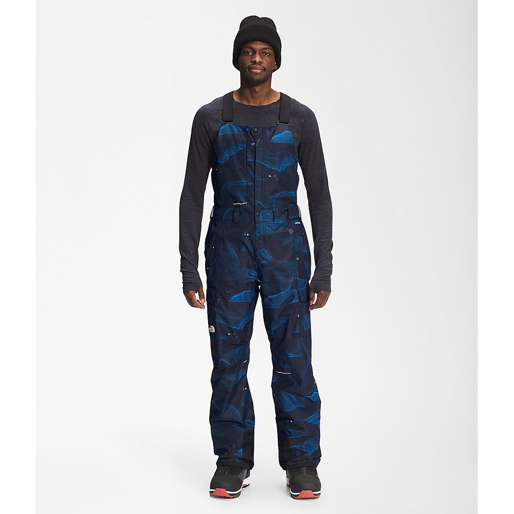 The North Face Ski Pants Mens Australia - The North Face Freedom Bib Navy (HFG-169025)